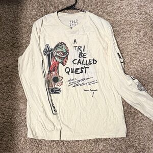 A Tribe Called Quest Graphic Long Sleeve Shirt - Cream